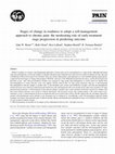 Stages of change in readiness to adopt a self-management approach to chronic pain: the moderating role of early-treatment stage progression in predicting outcome Cover Page