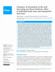 Dynamics of locomotion in the seed harvesting antMessor barbarus:effect of individual body mass and transported load mass Cover Page