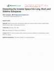 Dissecting the Investor Space Into Long, Short, and Sideline Subspaces Cover Page