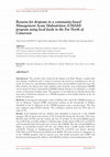 Reasons for dropouts in a community-based Management Acute Malnutrition (CMAM) program using local foods in the Far North of Cameroon Cover Page