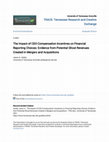 The Impact of CEO Compensation Incentives on Financial Reporting Choices: Evidence from Potential Ghost Revenues Created in Mergers and Acquisitions Cover Page