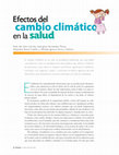 Efectos del cambio climático en la salud Cover Page