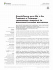 Amentoflavone as an Ally in the Treatment of Cutaneous Leishmaniasis: Analysis of Its Antioxidant/Prooxidant Mechanisms Cover Page