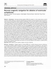 Remote magnetic navigation for ablation of ventricular arrhythmias Cover Page