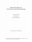 Happy Wife, Happy Life: Food Choices in Romantic Relationships Cover Page