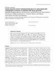 Active synovial matrix metalloproteinase-2 is associated with radiographic erosions in patients with early synovitis Cover Page