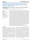 Identification of candidate genes and mutations in QTL regions for chicken growth using bioinformatic analysis of NGS and SNP-chip data Cover Page