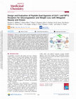 Design and Evaluation of Peptide Dual-Agonists of GLP1 and NPY2 Receptors for Glucoregulation and Weight Loss with Mitigated Nausea and Emesis Cover Page