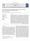 Effect of organoclay on the morphology, phase stability and mechanical properties of polypropylene/polystyrene blends Cover Page