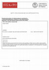 Phototransformation of 4-phenoxyphenol sensitised by 4-carboxybenzophenone: Evidence of new photochemical pathways in the bulk aqueous phase and on the surface of aerosol deliquescent particles Cover Page