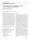 Emission characteristics of air pollutants from incense and candle burning in indoor atmospheres Cover Page