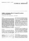 Additive antianginal effect of verapamil in patients receiving propranolol Cover Page