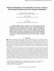 Multiscale Modeling of Grain-Boundary Fracture: Cohesive Zone Models Parameterized from Atomistic Simulations Cover Page