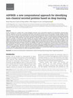 ASPIRER: a new computational approach for identifying non-classical secreted proteins based on deep learning Cover Page