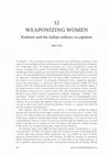 Weaponizing women Zia Fernandes Cover Page