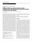 Research paper thumbnail of Interspecific differences in cuticular hydrocarbon profiles of Myrmica ants are sufficiently consistent to explain host specificity by Maculinea (large blue) butterflies