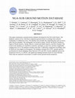 NGA-Sub ground motion database Cover Page