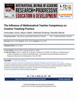 The Influence of Mathematical Teacher Competency on Creative Teaching Practice Cover Page