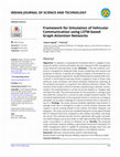 Framework for Simulation of Vehicular Communication using LSTM-based Graph Attention Networks Cover Page