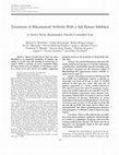 Treatment of rheumatoid arthritis with a syk kinase inhibitor: A twelve-week, randomized, placebo-controlled trial Cover Page