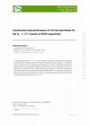 Construction and performance of 4-D CsI calorimeter for the $K_L\to \pi^0 \nu \bar{\nu}$ search of KOTO experiment Cover Page