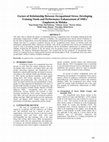 Factors of Relationship Between Occupational Stress, Developing Training Needs and Performance Enhancement of Smes' Employees in Melaka Cover Page