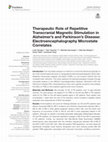 Therapeutic Role of Repetitive Transcranial Magnetic Stimulation in Alzheimer’s and Parkinson’s Disease: Electroencephalography Microstate Correlates Cover Page