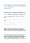 A Multi-Step Continuous Flow Process for the N-Demethylation of Alkaloids Cover Page