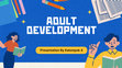 Adult Development Cover Page