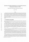 Spectrum of the Maxwell Equations for a Flat Interface between Homogeneous Dispersive Media Cover Page