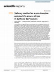 Salivary cortisol as a non-invasive approach to assess stress in dystocic dairy calves Cover Page