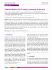 Super-low friction of ta-C coating in presence of oleic acid Cover Page