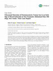 Ultrasound Detection of Portomesenteric Venous Gas Is an Early Sign of Bowel Ischaemia in Non-Traumatic Abdominal Pain: Old Dogs, New Tricks—Four Cases Report Cover Page