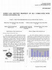 Super Low Friction Property of DLC Lubricated With Ester-Containing Oil: Part 1 — Friction Properties Evaluated in Rig Tests Cover Page