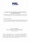 Comparison of two algorithms for Harmonic Balance and path continuation Cover Page