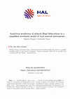 Analytical prediction of delayed Hopf bifurcations in a simplified stochastic model of reed musical instruments Cover Page