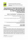 Improvement in Seed Germination and Growth Parameters in Murraya koenigii (L.) Spreng Using Different Growing Media Cover Page