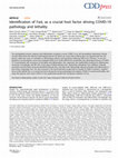 Identification of FasL as a crucial host factor driving COVID-19 pathology and lethality Cover Page