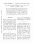 UV-frequency metrology on CO (a3Π): Isotope effects and sensitivity to a variation of the proton-to-electron mass ratio Cover Page