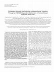 Phthalates stimulate the epithelial to mesenchymal transition through an HDAC6-dependent mechanism in human breast epithelial stem cells Cover Page