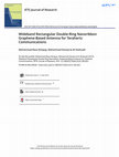 Wideband Rectangular Double-Ring Nanoribbon Graphene-Based Antenna for Terahertz Communications Cover Page