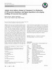 Abiotic stress induces change in Cinnamoyl CoA Reductase (CCR) protein abundance and lignin deposition in developing seedlings of Leucaena leucocephala Cover Page