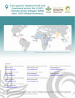 CSA options implemented and evaluated across the CCAFS Climate-Smart Villages AR4D sites: 2019 Global Inventory Cover Page