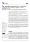 Phase Transition and Dynamics of Defects in the Molecular Piezoelectric TMCM-MnCl3 and the Effect of Partial Substitutions of Mn Cover Page