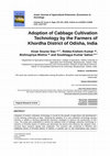 Adoption of Cabbage Cultivation Technology by the Farmers of Khordha District of Odisha, India Cover Page