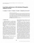 Local Order and Structure in Mn-Substituted Manganites Studied by EXAFS Cover Page