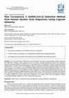 New Coronavirus 2 (SARS-CoV-2) Detection Method from Human Nucleic Acid Sequences Using Capsule Networks Cover Page