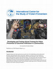 Developing and Testing Virtual Training for Police Prevention of Extremist Infiltration in Communities Cover Page