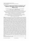 Evaluation of Validated Herbal Medicine Formulation for AntiProliferative and Apoptotic Activities Used In the Tribal Medicine System Cover Page