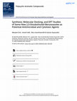 Synthesis, Molecular Docking, and DFT Studies of Some New 2,5-Disubstituted Benzoxazoles as Potential Antimicrobial and Cytotoxic Agents Cover Page